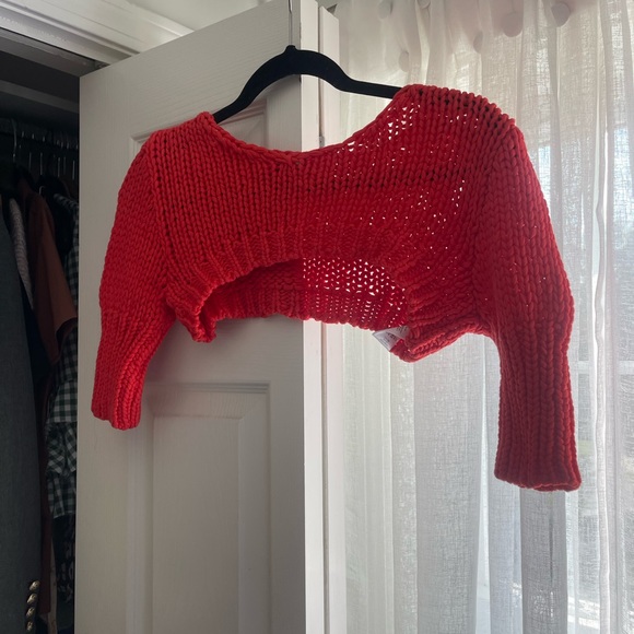 Paloma Wool - Red shrug sweater - Picture 5 of 5
